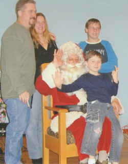The Formans and Santa